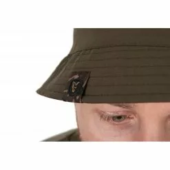 Chapeau Bob Réversible Fox -Accessoires de cuisine Soldes CHH024 Fox Reversible Bucket Hat MAIN khaki logo detail 550x550w
