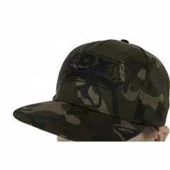 Casquette Snapback Fox Camo Flat Peak -Accessoires de cuisine Soldes CHH028 Fox camo Snap Back cap logo detail 550x550w