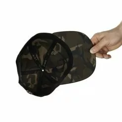 Casquette Snapback Flat Peak Fox Noir Camo -Accessoires de cuisine Soldes CHH029 Fox Black Camo Snap Back Cap internal view 550x550w