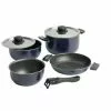 Campingaz Batterie De Cuisine Antiadhésive 9 PCS -Accessoires de cuisine Soldes Campingaz Cookset Non Stick 9 PCS 550x550w