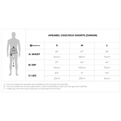 Short RidgeMonkey APEarel CoolTech Gris -Accessoires de cuisine Soldes CoolTech20Shorts20Junior20Size20Guide20White 550x550w 1