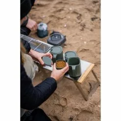 Ridgemonkey Thermomug DLX Brew Set Gunmetal Vert -Accessoires de cuisine Soldes JBH08142 550x550h