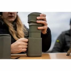 Ridgemonkey Thermomug DLX Brew Set Gunmetal Vert -Accessoires de cuisine Soldes JBH08745 550x550w