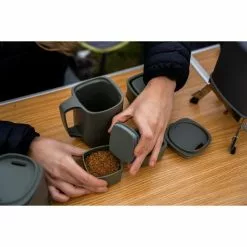 Ridgemonkey Thermomug DLX Brew Set Gunmetal Vert -Accessoires de cuisine Soldes JBH08754 550x550w