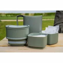 Ridgemonkey Thermomug DLX Brew Set Gunmetal Vert -Accessoires de cuisine Soldes MAX00076 550x550w