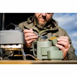 Ridgemonkey Thermomug DLX Brew Set Gunmetal Vert -Accessoires de cuisine Soldes MAX00151 550x550w