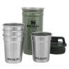 Stanley Adventure Ensemble De Verres à Liqueur Emboîtables Vert Martelé