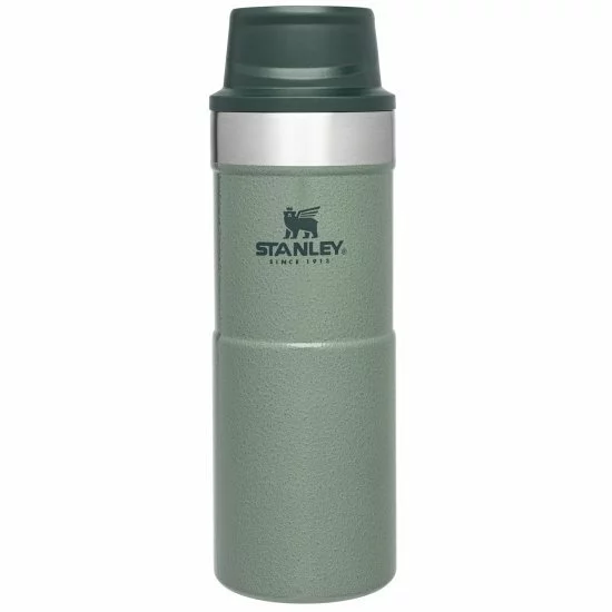 Tasse De Voyage Stanley The Trigger Action 0,35 L Vert Martelé 3 Tasse De Voyage Stanley The Trigger Action 0,35 L Vert Martelé