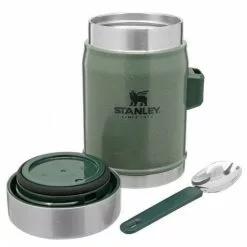 Stanley The Legendary Food Jar And Spork 0.4L Hammertone Green -Accessoires de cuisine Soldes Stanley20The20Legendary20Food20Jar20and20Spork200.4L20Hammertone20Green1 550x550w