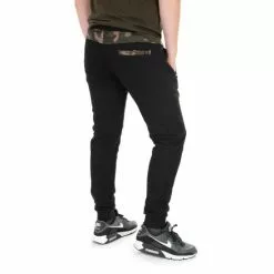 Jogging Noir à Imprimé Camouflage Fox -Accessoires de cuisine Soldes black camo logo joggers back 550x550h