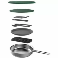 Stanley Adventure Ensemble De Poêles à Frire Tout-en-un 1,0 L -Accessoires de cuisine Soldes stanley the all in one fry pan set 10l ss 550x550 1